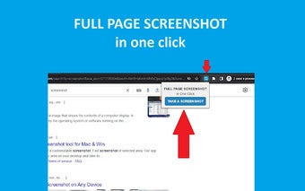 Full page screenshot in One Click