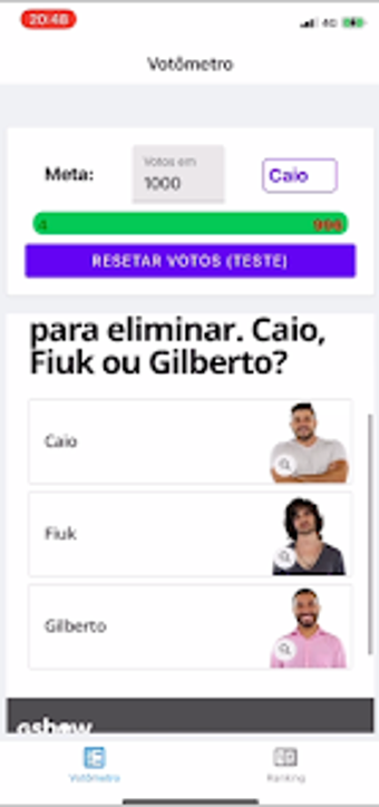 Conta Votos BBB