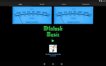 McIntosh Music Stream Tablet