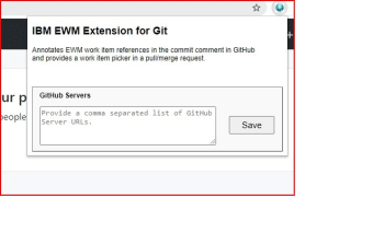 IBM EWM Extension for Git