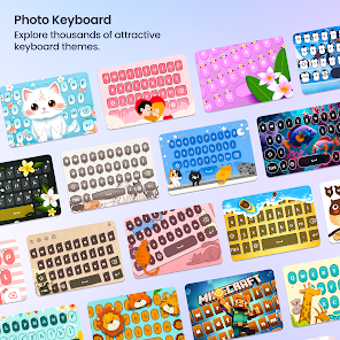 Custom Photo Keyboard Themes