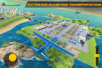 Police Car Transporter Plane  Police Crime City