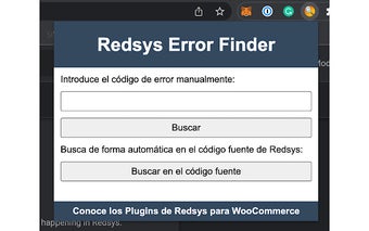 Redsys Error Finder