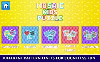Mosaic Hex Puzzle Kids Shapes