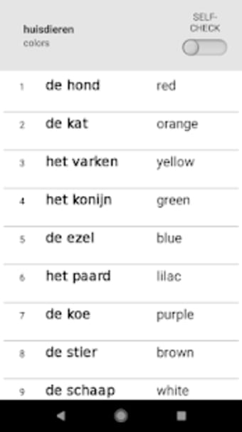 Learn Dutch words Nederlands with Smart-Teacher