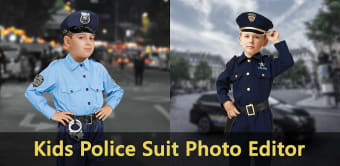 Kids Police Suit Photo Editor
