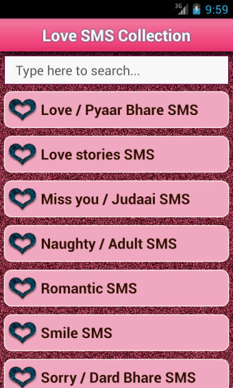 Love SMS collection
