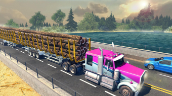 US Euro Cargo Truck Games 3D