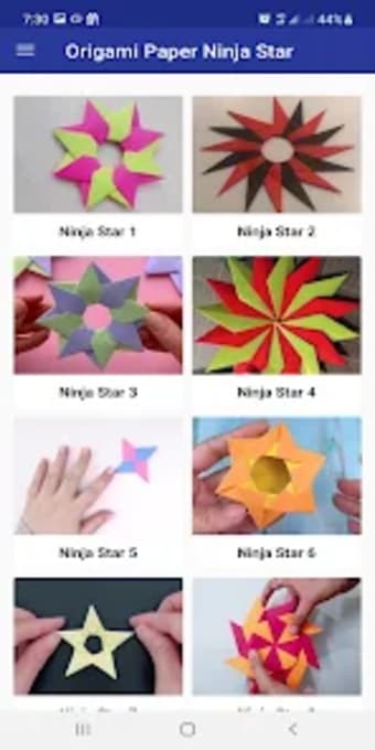 Make Origami Paper Ninja Star