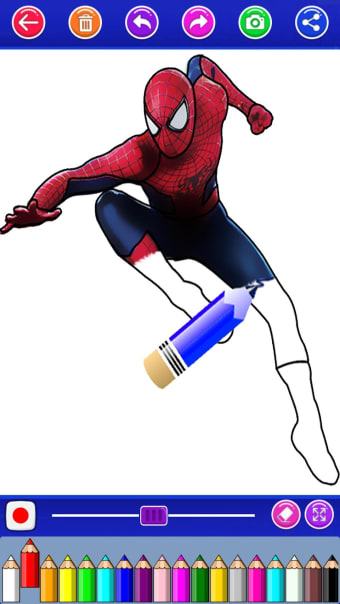 spider adventures coloring super heroes womans