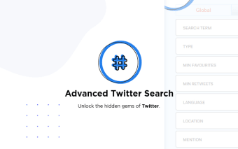 Advanced Twitter Search