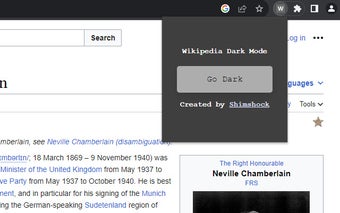 Wikipedia Dark Mode