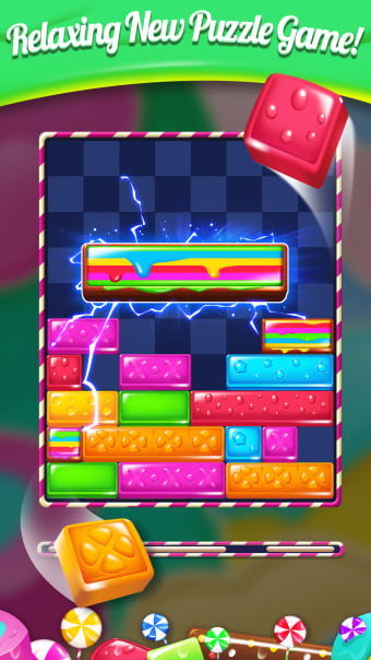 Candy Slide Puzzle: Block Drop