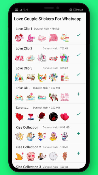Love couple stickers for WhatsApp (WAStickerapps)