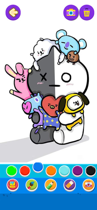 BT21 Coloring Book