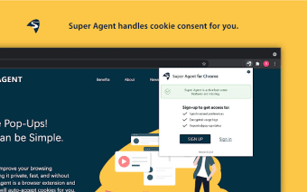 Super Agent - Automatic cookie consent