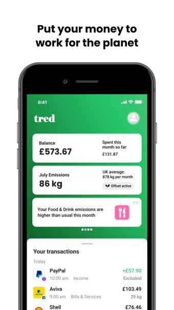 Tred - The green debit card