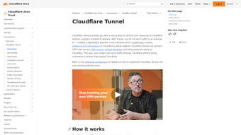Image 0 for Cloudflare Tunnel