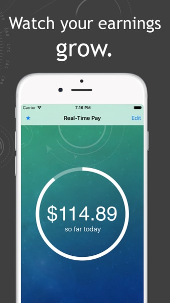Real-Time Pay  watch your earnings grow