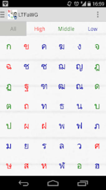 Learn the Thai Alphabet and Nu
