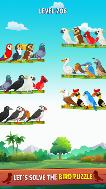 Bird Sort Puzzle Game