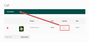 Auto Cart Update On Quantity Change