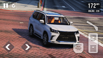 SUV LX 570: City Car Driving