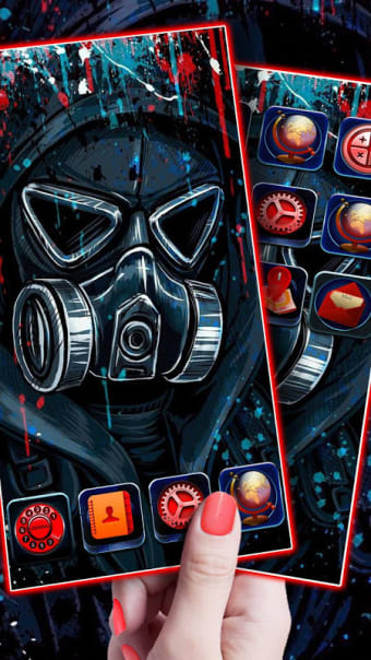 Gas, Mask Themes, Live Wallpaper