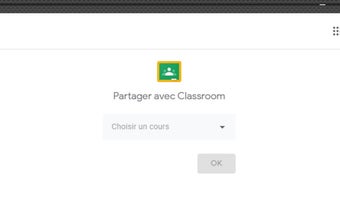 Envoyer à Google Classroom