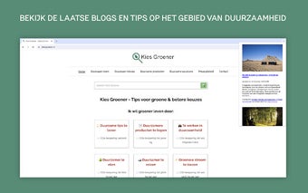 Kies Groener - Duurzaam Leven, Blogs, Nieuws, Producten & Meer