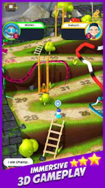 Snakes and Ladders 3D Online