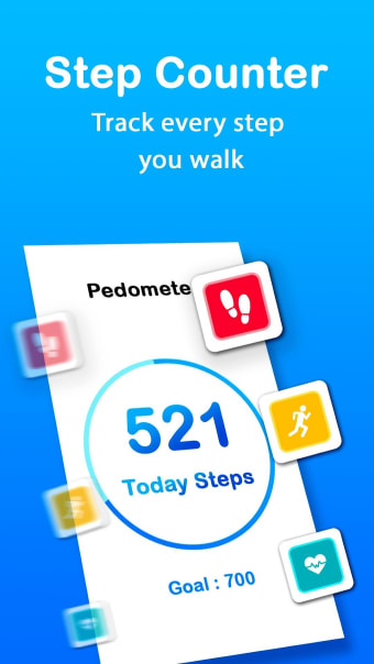 Pedometer: Step Counter  Fit