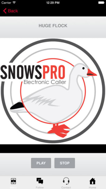 Snow Goose Call - E Caller - BLUETOOTH COMPATIBLE