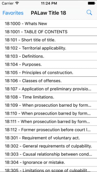 PALaw Title 18 - Criminal Law