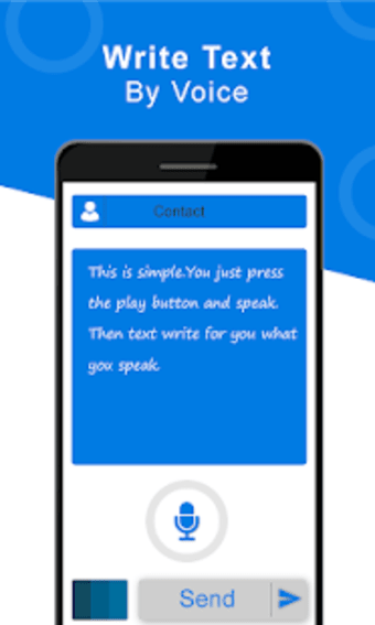 Write SMS by voice: Voice SMS Voice Translator