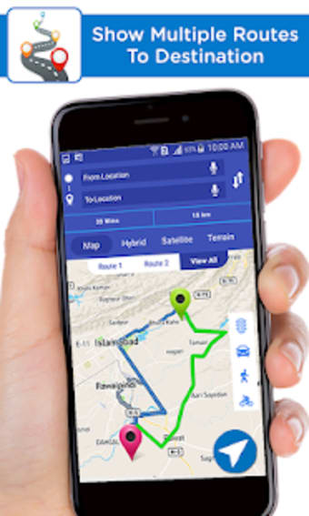 Live Voice Navigation  Driving Directions