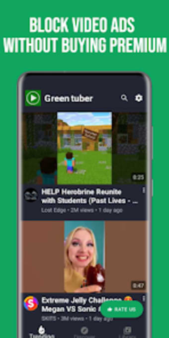 GreenTuber Lite Block Ads
