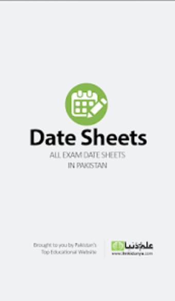 Exam Date Sheets 2021