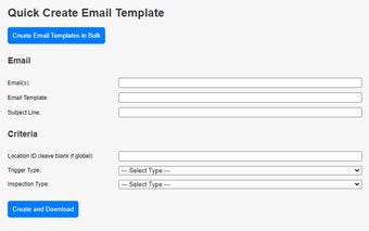 Record360 Email Template Creator