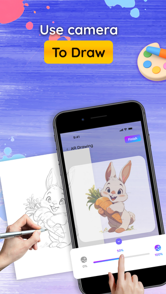 AR Drawing: Paint to Sketch