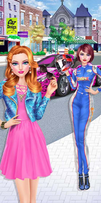 Fashion Car Salon - Girls Game