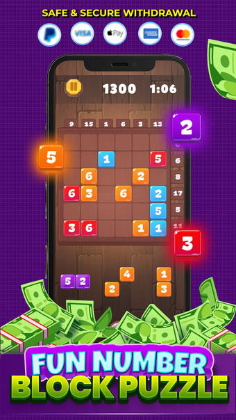 Number Block Puzzle: Win Cash