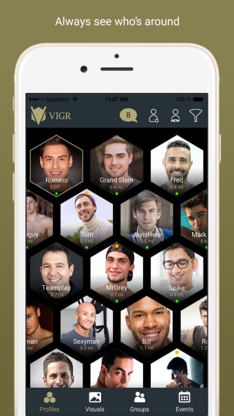 VIGR  social app for gay men