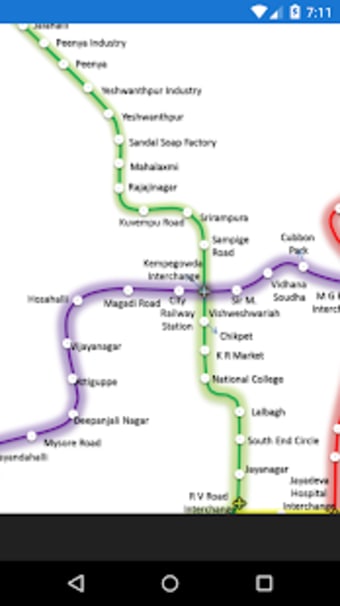 Namma Metro Map