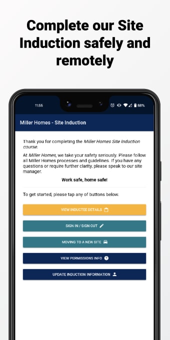 Miller Homes - Site Induction
