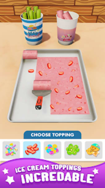 DIY IceCream Roll-Dessert Game
