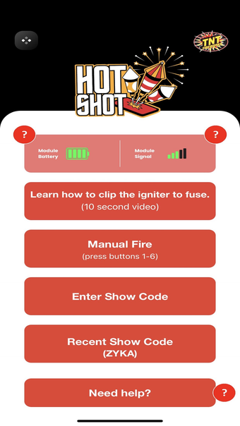 TNT Hot Shot Firing System