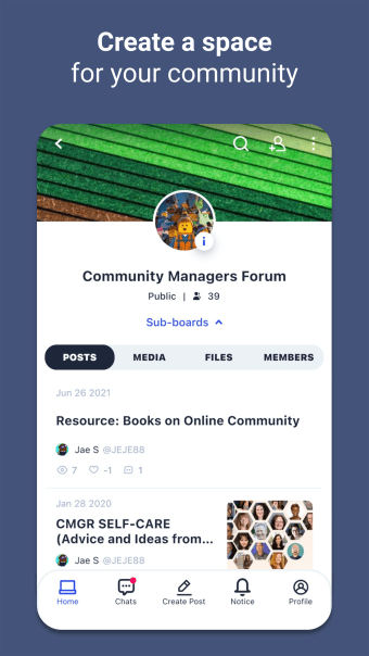 MOMO BOARD: Community and Chat