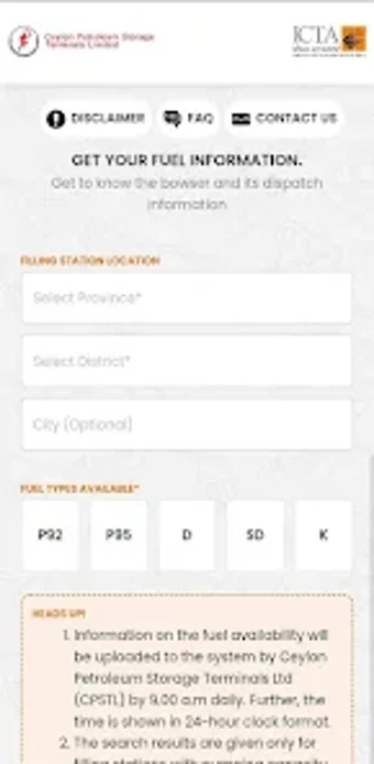 Fuel Location  App