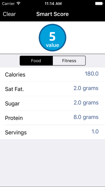 Smart Score - Food and Fitness Points Calculator